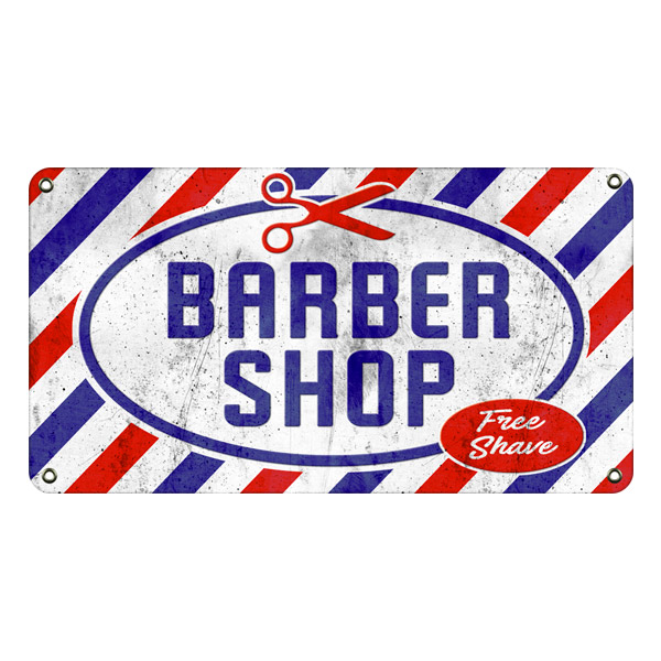 Wall Stickers: Barber Shop