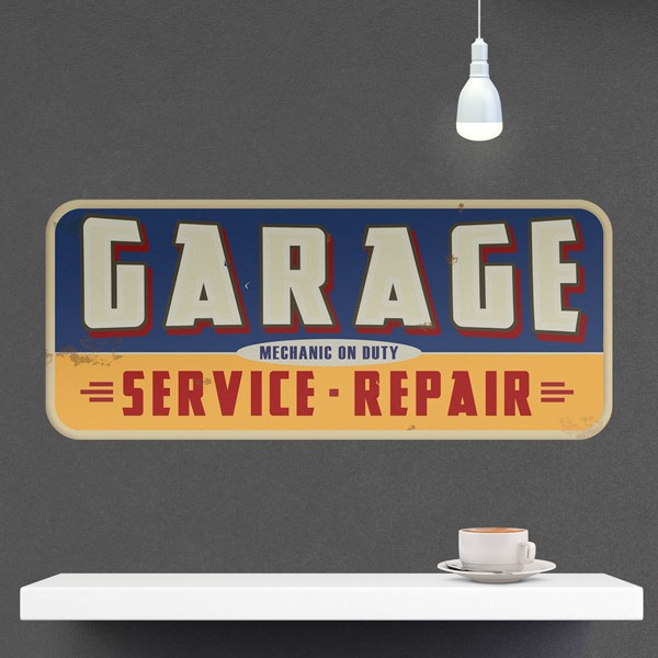 Wall Stickers: Garage Service Repair