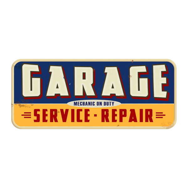 Wall Stickers: Garage Service Repair