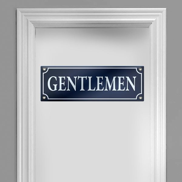 Wall Stickers: Gentlemen