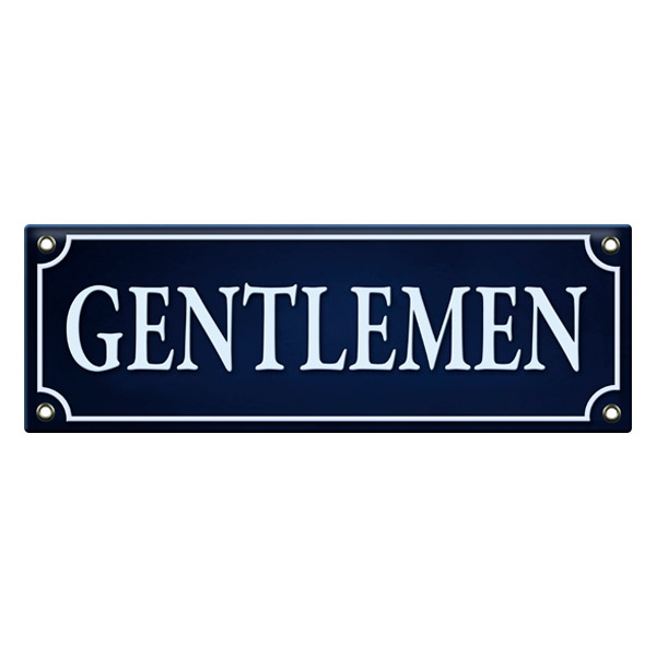 Wall Stickers: Gentlemen