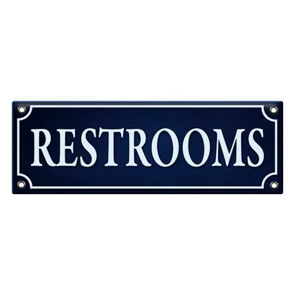 Wall Stickers: Restrooms