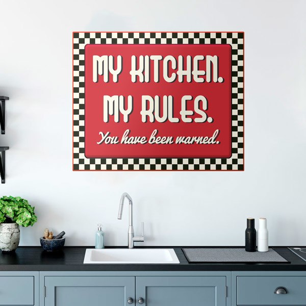 Wall Stickers: My Kitchen my Rules