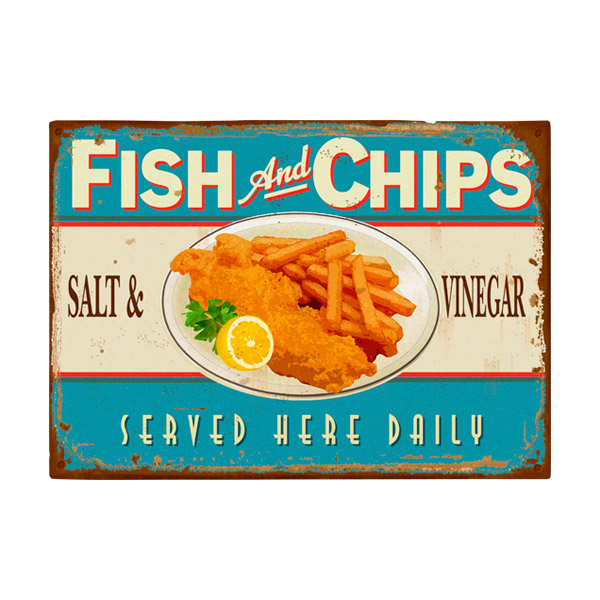 Wall Stickers: Fish and Chips
