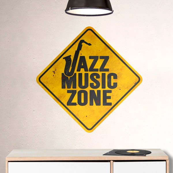 Wall Stickers: Jazz Music Zone