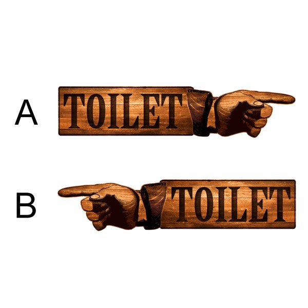 Wall Stickers: Toilet