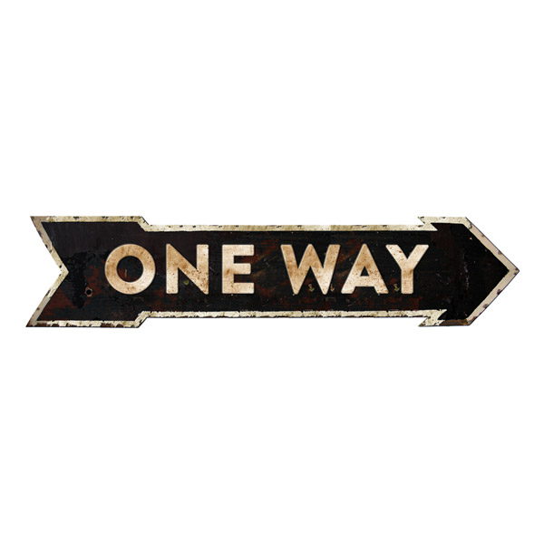 Wall Stickers: One Way