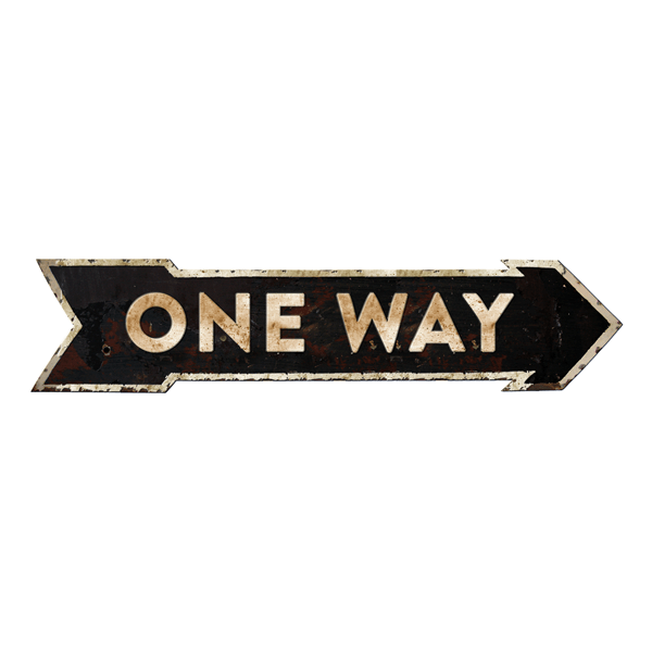 Wall Stickers: One Way