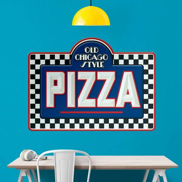 Wall Stickers: Old Chicago Style Pizza