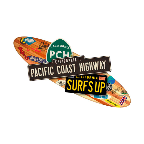 Wall Stickers: Pacific Coast Highway