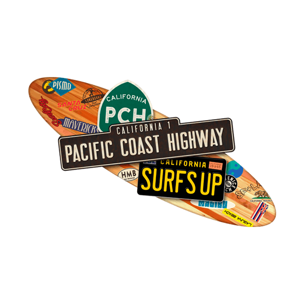 Wall Stickers: Pacific Coast Highway