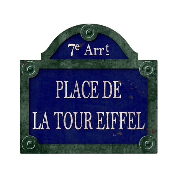 Wall Stickers: Place de la Tour Eiffeel