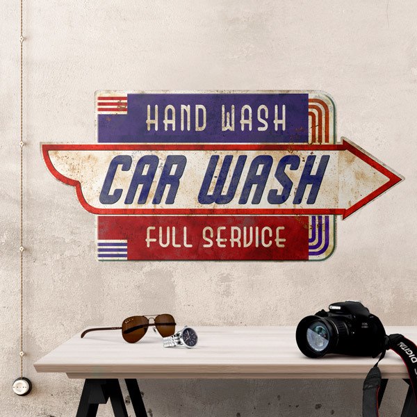 Wall Sticker Car Wash Full Service