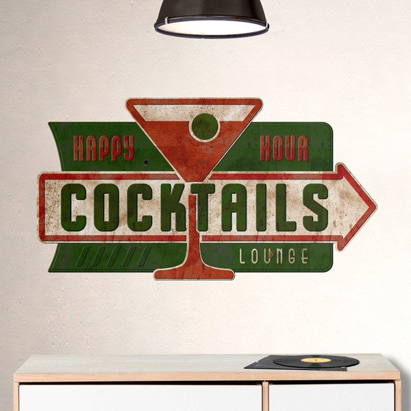 Wall Stickers: Cocktails Lounge