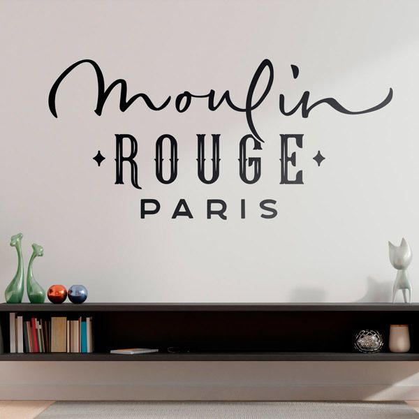 Wall Stickers: Moulin Rouge Paris