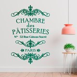 Wall Stickers: Chambre des Pâtisseries 2