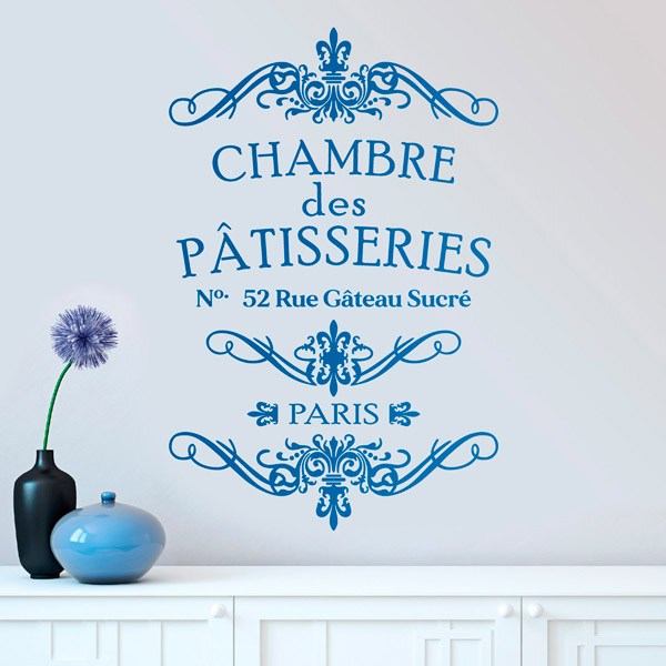 Wall Stickers: Chambre des Pâtisseries