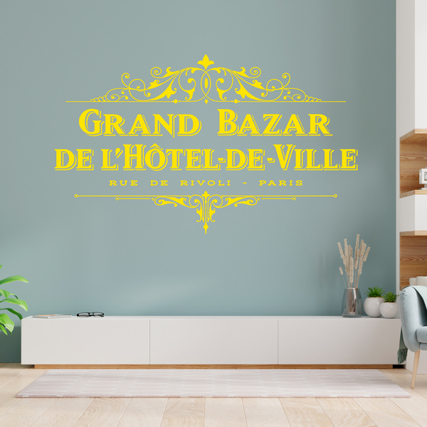 Wall Stickers: Grand Bazar de L´Hotel de Ville