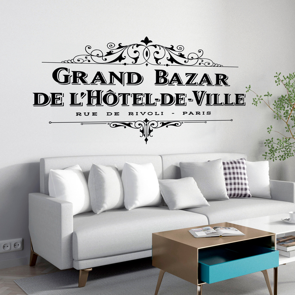 Wall Stickers: Grand Bazar de L´Hotel de Ville