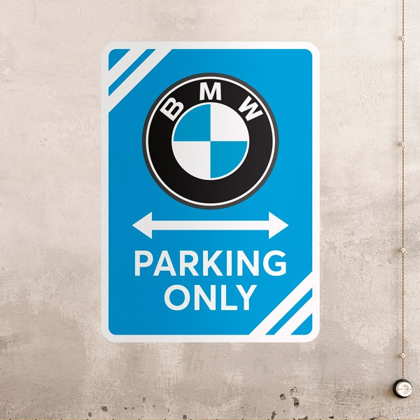 Wall Stickers: BMW Parking Only