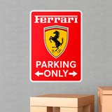 Wall Stickers: Ferrari Parking Only 3