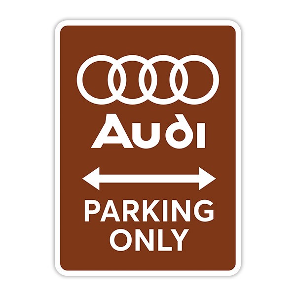 Wall Stickers: Audi Parking Only