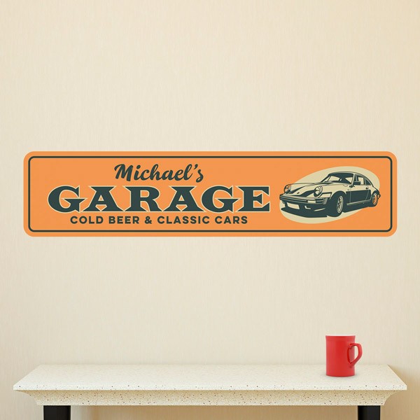 Wall Stickers: Custom Garage