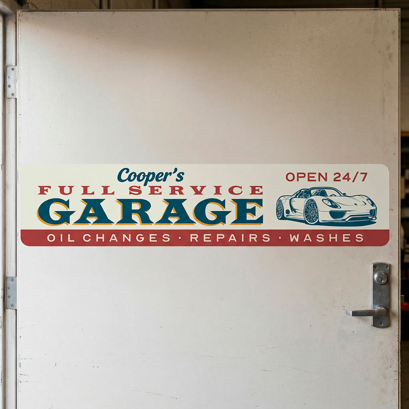 Garage Full Service Customised 6/8