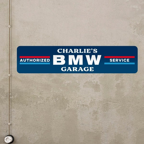 Wall Stickers: BMW Custom Garage