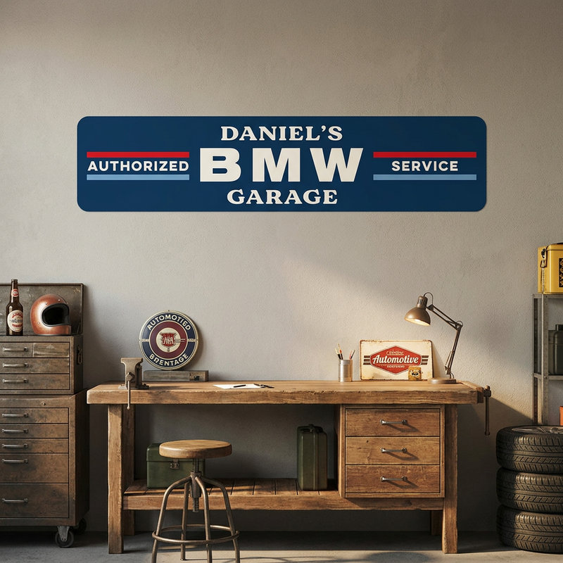 Wall Stickers: BMW Custom Garage