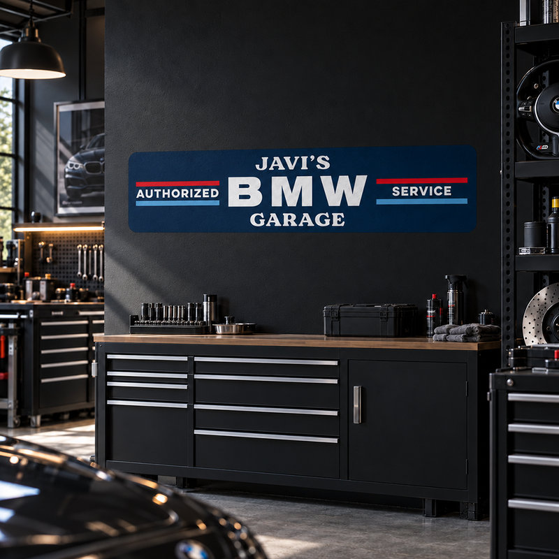 Wall Stickers: BMW Custom Garage