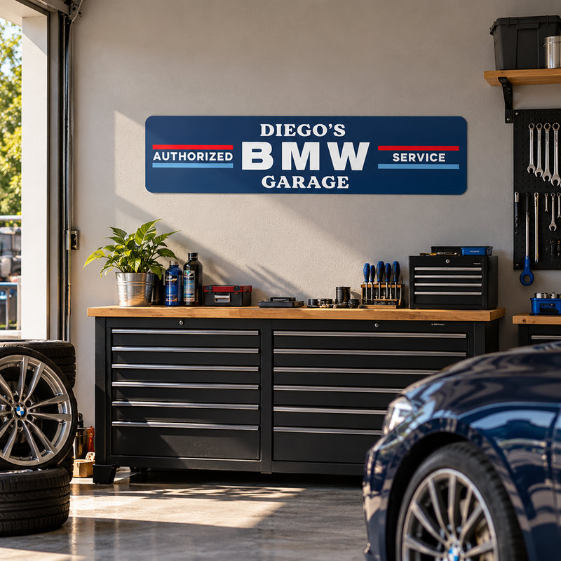 Wall Stickers: BMW Custom Garage