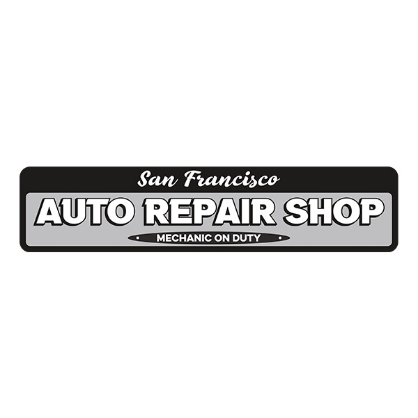 Wall Stickers: Custom Auto Repair Shop