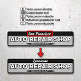 Wall Stickers: Custom Auto Repair Shop 4