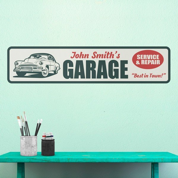 Wall Stickers: Custom Garage Service & Repair 