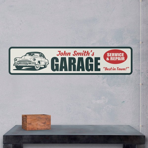 Wall Stickers: Custom Garage Service & Repair 