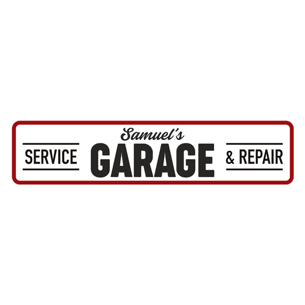 Wall Stickers: Custom Service Garage