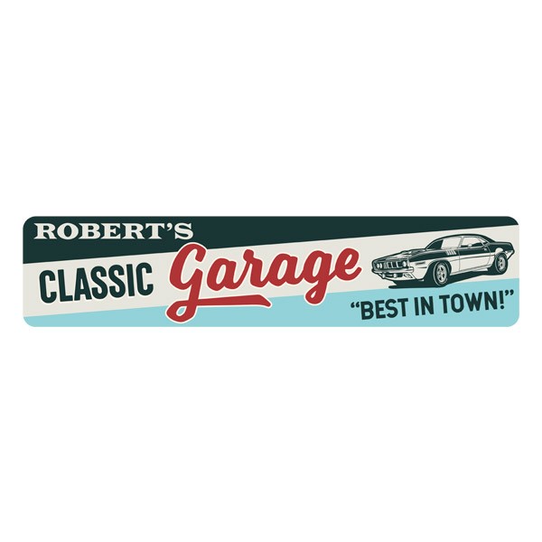 Wall Stickers: Classic Garage Customised
