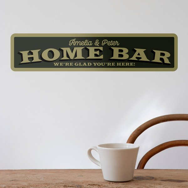 Wall Stickers: Home Bar