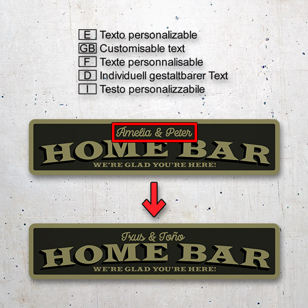 Wall Stickers: Home Bar