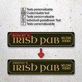 Wall Stickers: Irish Pub Welcome Friends 4