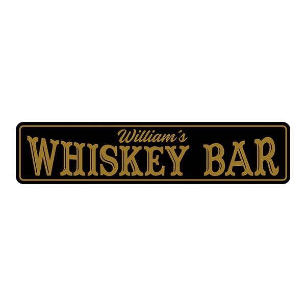 Wall Stickers: Whiskey Bar