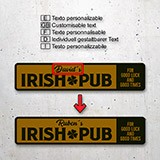 Wall Stickers: Irish Pub Good Luck and Good Times 4