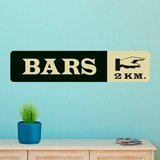 Wall Stickers: Bars 2 km 3