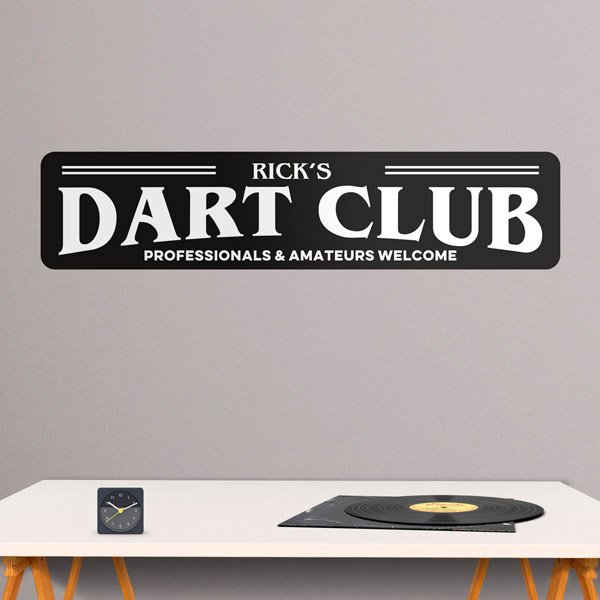 Wall Stickers: Dart Club