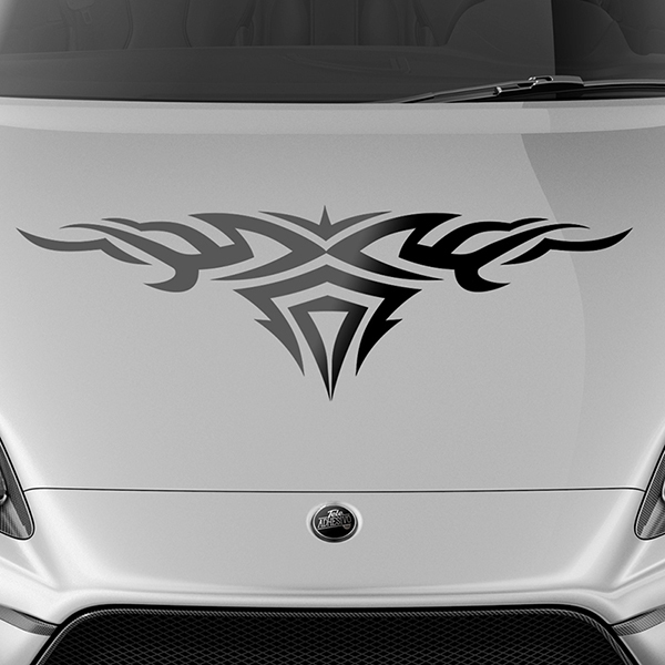 Car & Motorbike Stickers: Tribal Car Hood Decal