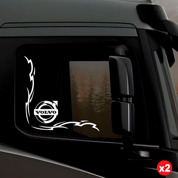 Car & Motorbike Stickers: Volvo shield tribal for truck