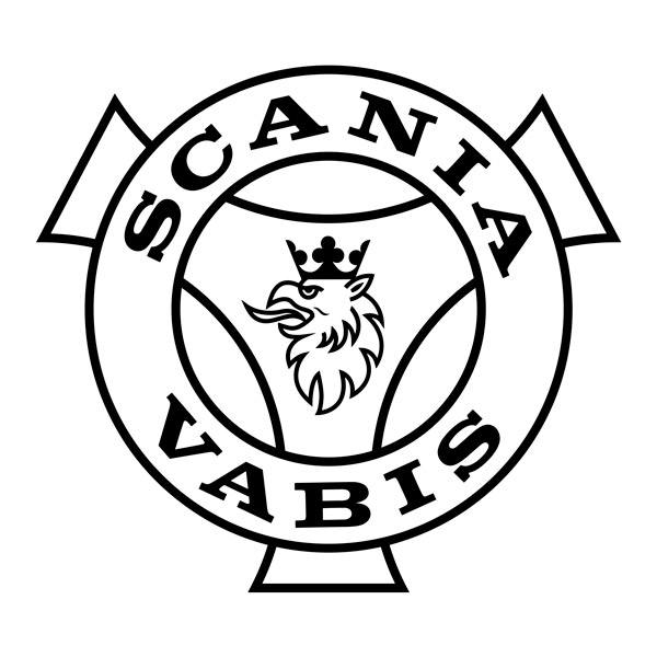 Car & Motorbike Stickers: Scania Vabis Logo