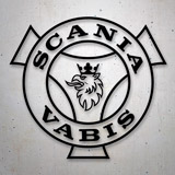 Car & Motorbike Stickers: Scania Vabis Logo 2