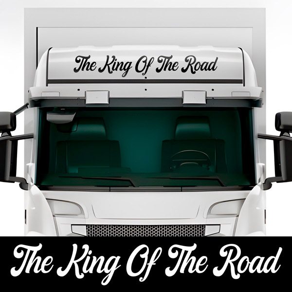 Car & Motorbike Stickers: The King Of The Road